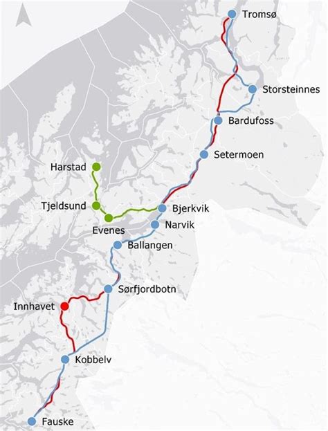 train from oslo to tromso norway